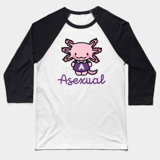 asexual axolotl Baseball T-Shirt